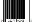 Barcode Image for UPC code 022277000088