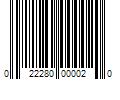 Barcode Image for UPC code 022280000020