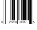 Barcode Image for UPC code 022280000075