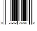 Barcode Image for UPC code 022282000080