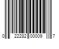 Barcode Image for UPC code 022282000097