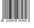 Barcode Image for UPC code 0222849261606