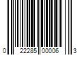 Barcode Image for UPC code 022285000063