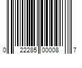 Barcode Image for UPC code 022285000087