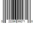 Barcode Image for UPC code 022286992718