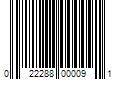 Barcode Image for UPC code 022288000091