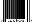 Barcode Image for UPC code 022290000089