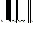 Barcode Image for UPC code 022300000559