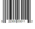 Barcode Image for UPC code 022300030112