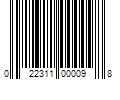 Barcode Image for UPC code 022311000098