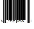 Barcode Image for UPC code 022320000041