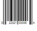 Barcode Image for UPC code 022321000064