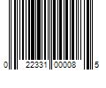 Barcode Image for UPC code 022331000085