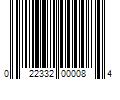 Barcode Image for UPC code 022332000084