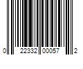 Barcode Image for UPC code 022332000572