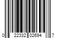 Barcode Image for UPC code 022332026947