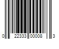 Barcode Image for UPC code 022333000083