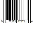 Barcode Image for UPC code 022333171714