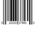 Barcode Image for UPC code 022333375600