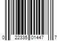 Barcode Image for UPC code 022335014477