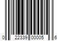 Barcode Image for UPC code 022339000056