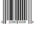 Barcode Image for UPC code 022350000066