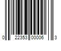 Barcode Image for UPC code 022353000063