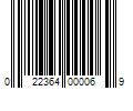 Barcode Image for UPC code 022364000069