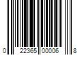 Barcode Image for UPC code 022365000068