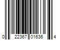 Barcode Image for UPC code 022367016364