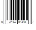 Barcode Image for UPC code 022367054687