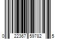 Barcode Image for UPC code 022367597825