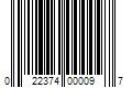 Barcode Image for UPC code 022374000097