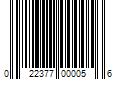 Barcode Image for UPC code 022377000056