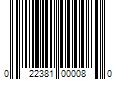 Barcode Image for UPC code 022381000080