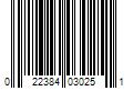 Barcode Image for UPC code 022384030251