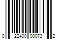 Barcode Image for UPC code 022400000732