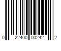 Barcode Image for UPC code 022400002422