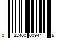 Barcode Image for UPC code 022400009445