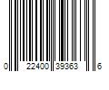 Barcode Image for UPC code 022400393636