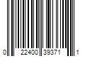 Barcode Image for UPC code 022400393711