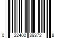 Barcode Image for UPC code 022400393728