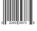 Barcode Image for UPC code 022400393735