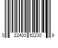 Barcode Image for UPC code 022400622309