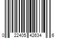 Barcode Image for UPC code 022405426346