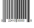 Barcode Image for UPC code 022410000005