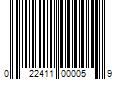 Barcode Image for UPC code 022411000059