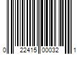 Barcode Image for UPC code 022415000321