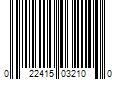 Barcode Image for UPC code 022415032100