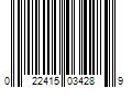 Barcode Image for UPC code 022415034289